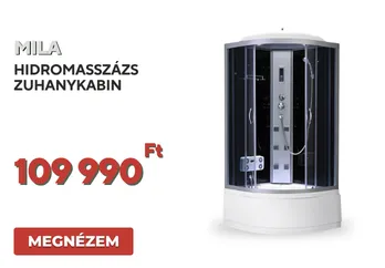 Mila hidromasszázs zuhanykabin