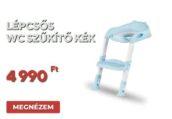 Lépcsős WC szűkítő kék