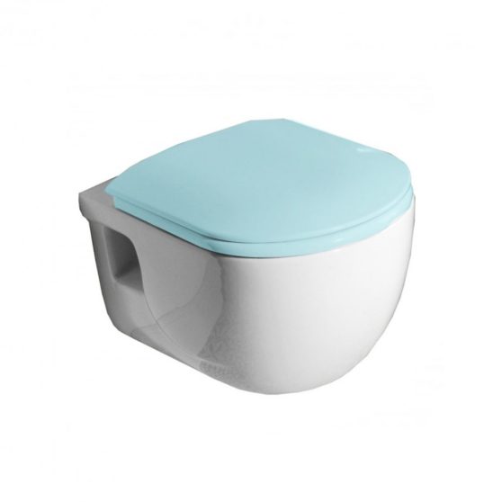 Brilla mély öblítésű rimless fali WC soft close ülőkével