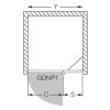 Elegant Line GDNL(P)1 egyszárnyas nyíló zuhanyajtó két fal közé 80x200 cm