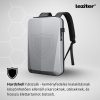 Axen merevített Usb-s laptop hátizsák szürke