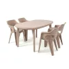 Lino 4+1 kerti bútor garnitúra szett cappuccino