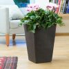 Rattan Planter L virágtartó, barna