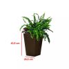 Rattan planter S virágtartó barna