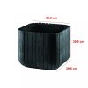 Large Cube Planter virágtartó, grafit színben