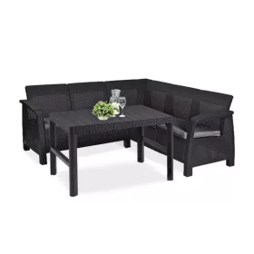 Corfu relax small sarokgarnitúra lyon asztallal grafit