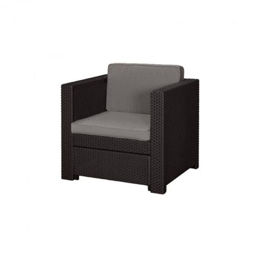 Provence Armchair műrattan kerti fotel sötétbarna