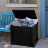 Cube rattan deck box tároló 208l antracit