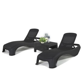 Atlantic duo kerti nyugágy set Corfu asztallal grafit