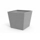 Beton szögletes műanyag virágcserép 48 cm világosszürke