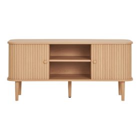 Nikko TV-szekrény, 2 ajtó, natúr, 113x40x52 cm
