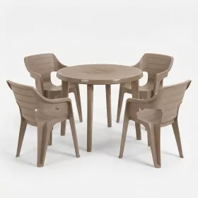 Bellara 4+1 kerti bútor garnitúra szett cappuccino