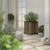 Deco szögletes műanyag virágláda 61 l kőrisfa