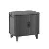 Garden luxe műanyag kültéri zárható szekrény szürke