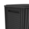 Garden luxe műanyag kültéri zárható szekrény szürke
