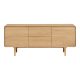 Darwin komód tölgyfa, 180x45x75 cm