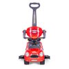 Ride-on ráülős kisautó járókerekes tolókocsi fogantyú hangok piros