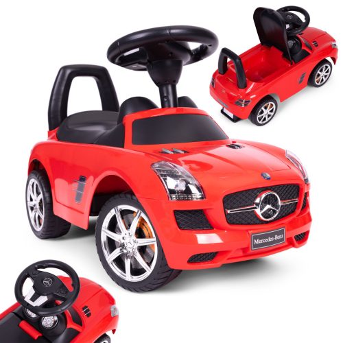 Mercedes SLS gyerekautó tolóautó piros
