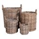 Caor kosarak, kubu rattan, natúr 4 db