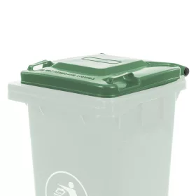 120L-es zöld hulladéktároló fedél