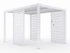 LUXE Lamellás oldalpanel R 90x218cm 3 m-ig fehér