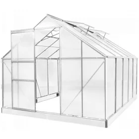 Polikarbonát üvegház 250 x 310 x 124-205 cm