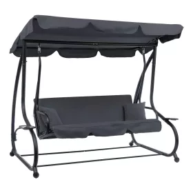 Pegi kerti hintaágy szürke