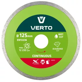 GYÉMÁNT VÁGÓKORONG 125MM VIZES, VERTO