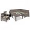Corfu relax duo set kerti bútor garnitúra cappuccino
