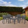 Roeva 41 kerti bútor garnitúra szett grafit