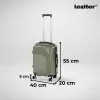 TraveLux Pro kabinbőrönd keményfedeles levehető kerékkel 50x40x20 cm