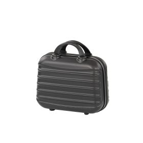 TraveLux Max kisméretű kézi bőrönd keményfedeles 28x36x16 cm fekete