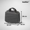 TraveLux Max kisméretű kézi bőrönd keményfedeles 28x36x16 cm fekete