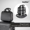 TraveLux Max kisméretű kézi bőrönd keményfedeles 28x36x16 cm fekete