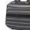 TraveLux Max kisméretű kézi bőrönd keményfedeles 28x36x16 cm fekete