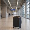 TraveLux Urban kabinbőrönd keményfedeles levehető kerékkel 50x40x20 cm fekete