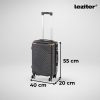 TraveLux Urban kabinbőrönd keményfedeles levehető kerékkel 50x40x20 cm fekete
