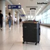 TraveLux Urban közepes bőrönd keményfedeles 68x45x25 cm fekete