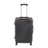 TraveLux Urban közepes bőrönd keményfedeles 68x45x25 cm fekete