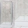 Step szögletes zuhanykabin, több méretben zuhanytálcával