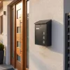 Homepost kültéri postaláda névtáblával zárható antracit