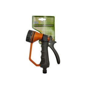 Öntöző pisztoly 6 funkciós fém kézvédős