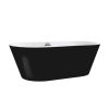 Noa szabadon álló fürdőkád 170x75x56 cm fekete