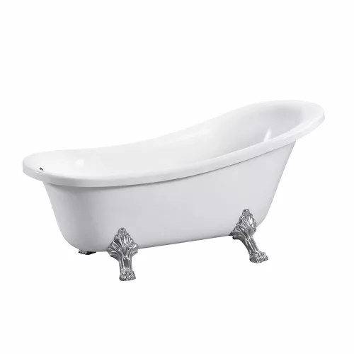 Clark szabadon álló fürdőkád fém lábakkal