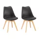 Silla étkezőszék 2 db fekete színben