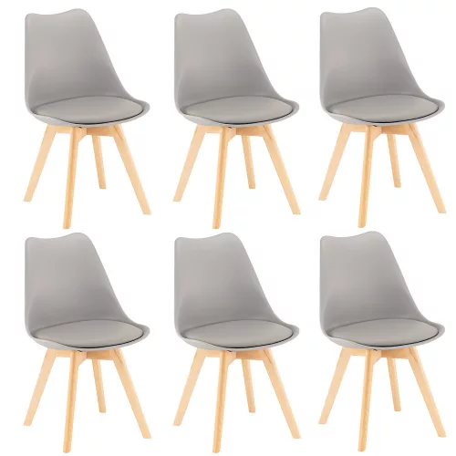 Silla étkezőszék 6 db szürke színben