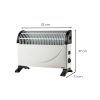 Kolumbo elektromos fűtőtest 600W / 900W / 1500W