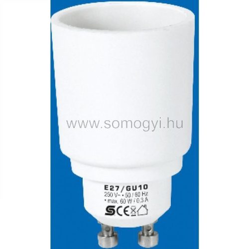 E27/GU10 Foglalat átalakító adapter