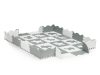 Habszivacs puzzle szőnyeg kerítéssel 36 elem 