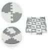 Habszivacs puzzle szőnyeg kerítéssel 36 elem 